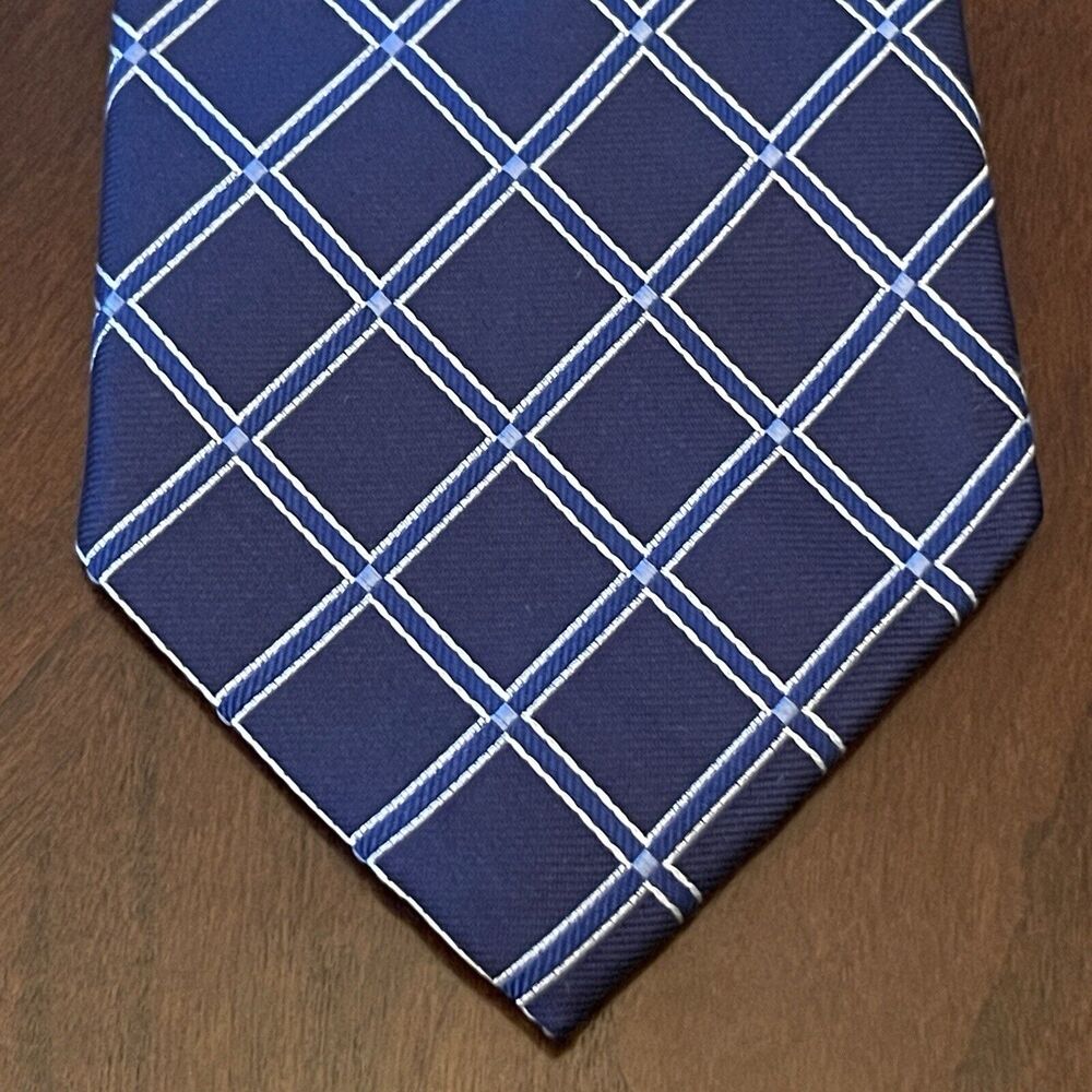 Eagle Blue 100% Silk Men’s Neck Tie Made In China
